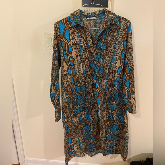 Zara snake skin colored dress - Picture 3 of 6